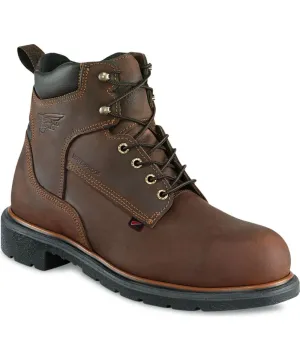 Red Wing Shoes Men's 6-inch, Waterproof, Steel Toe Work Boots (4215) - Mahogany