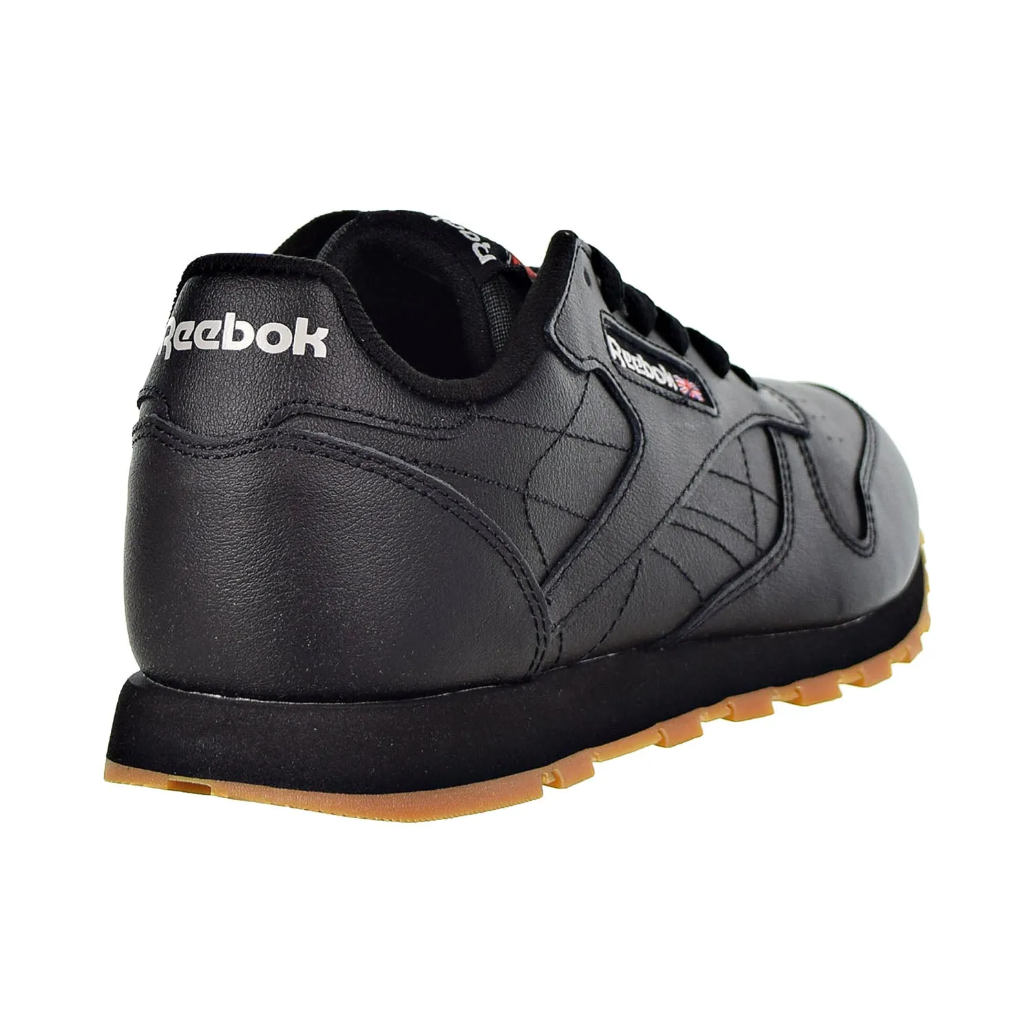 Reebok Classic Leather Big Kids Shoes Black/Gum