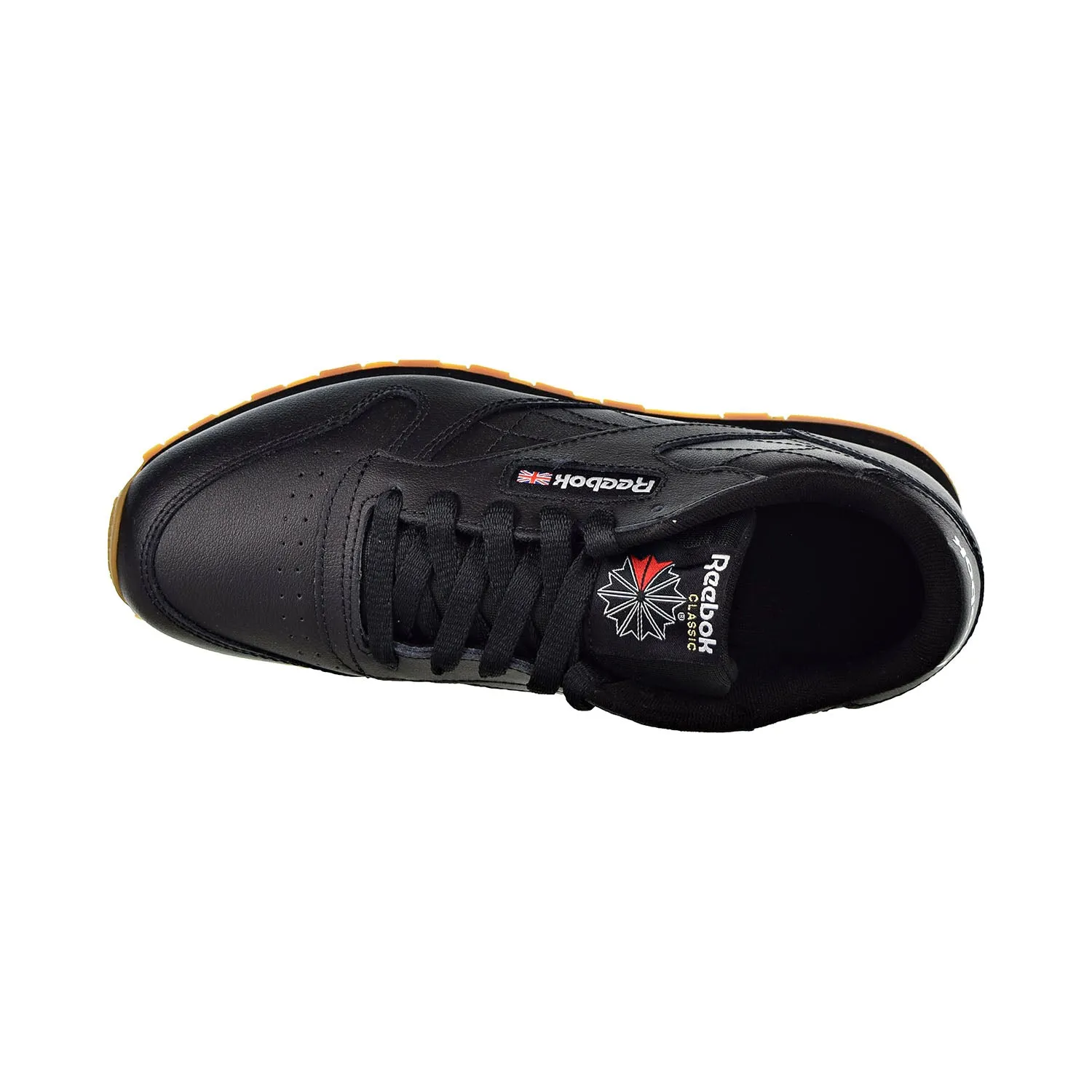 Reebok Classic Leather Big Kids Shoes Black/Gum