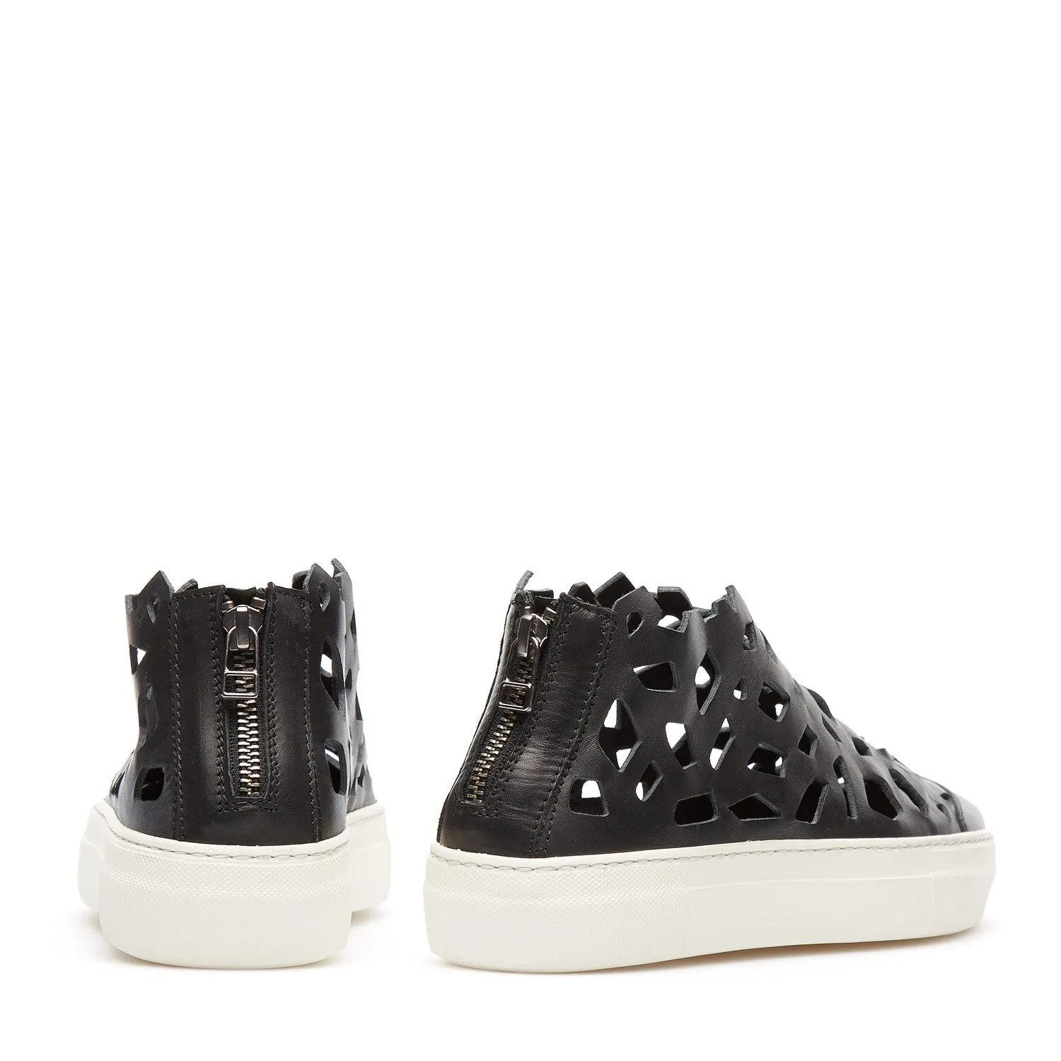 Round Matt Sneakers black