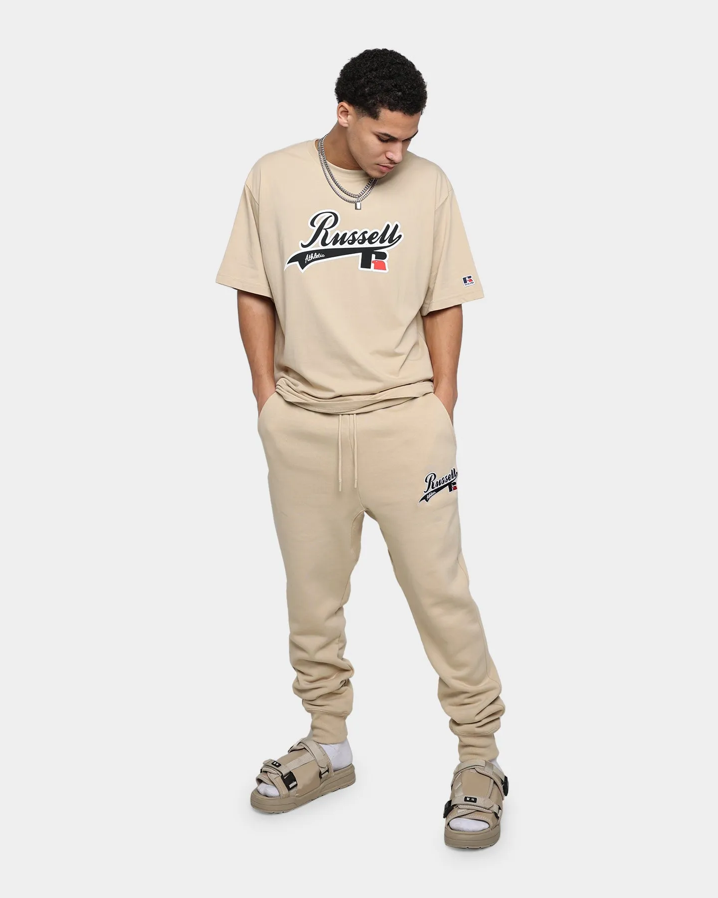 Russell Athletic Jogger Trackpants Stone