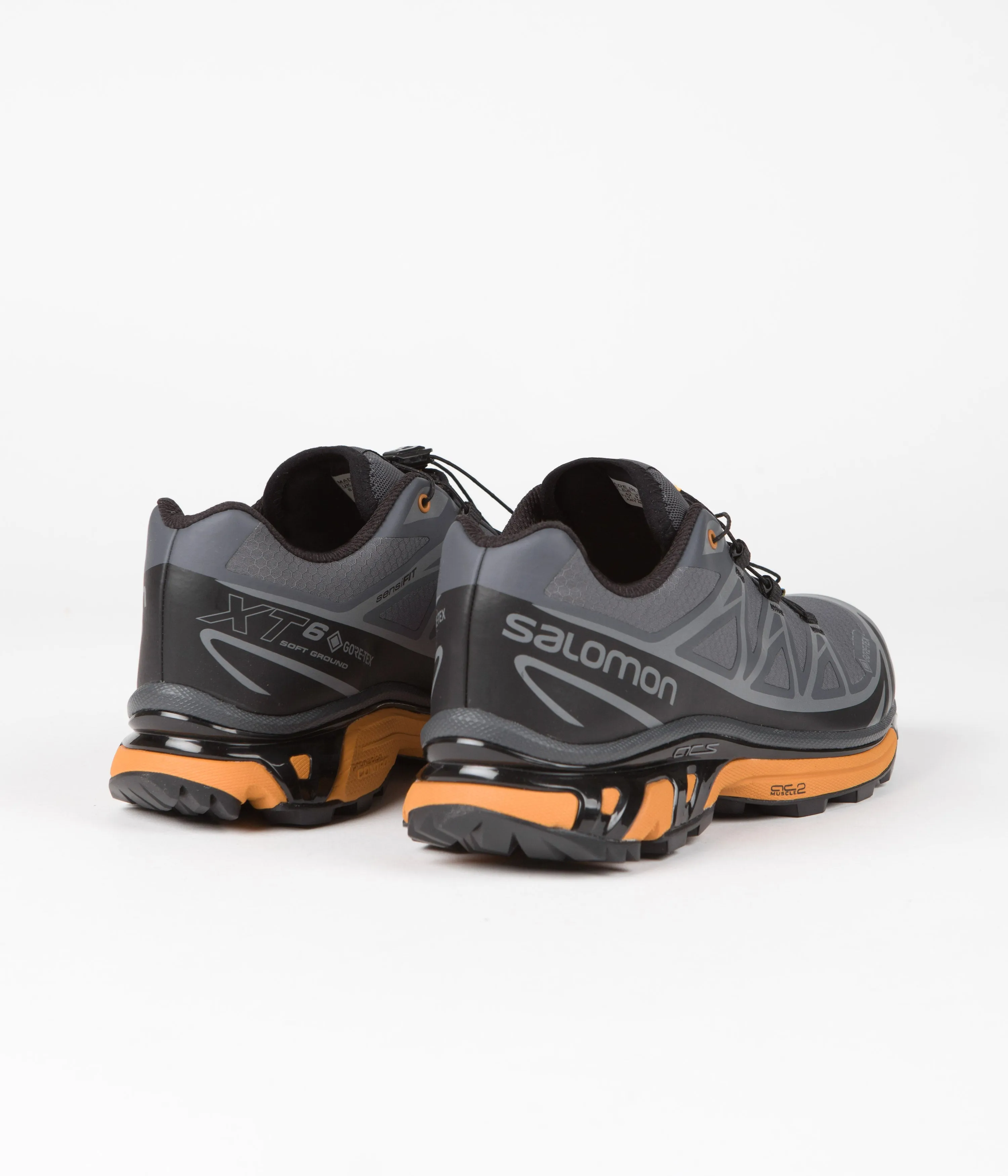 Salomon XT-6 GTX Utility Shoes - Black / Ebony / Marmalade