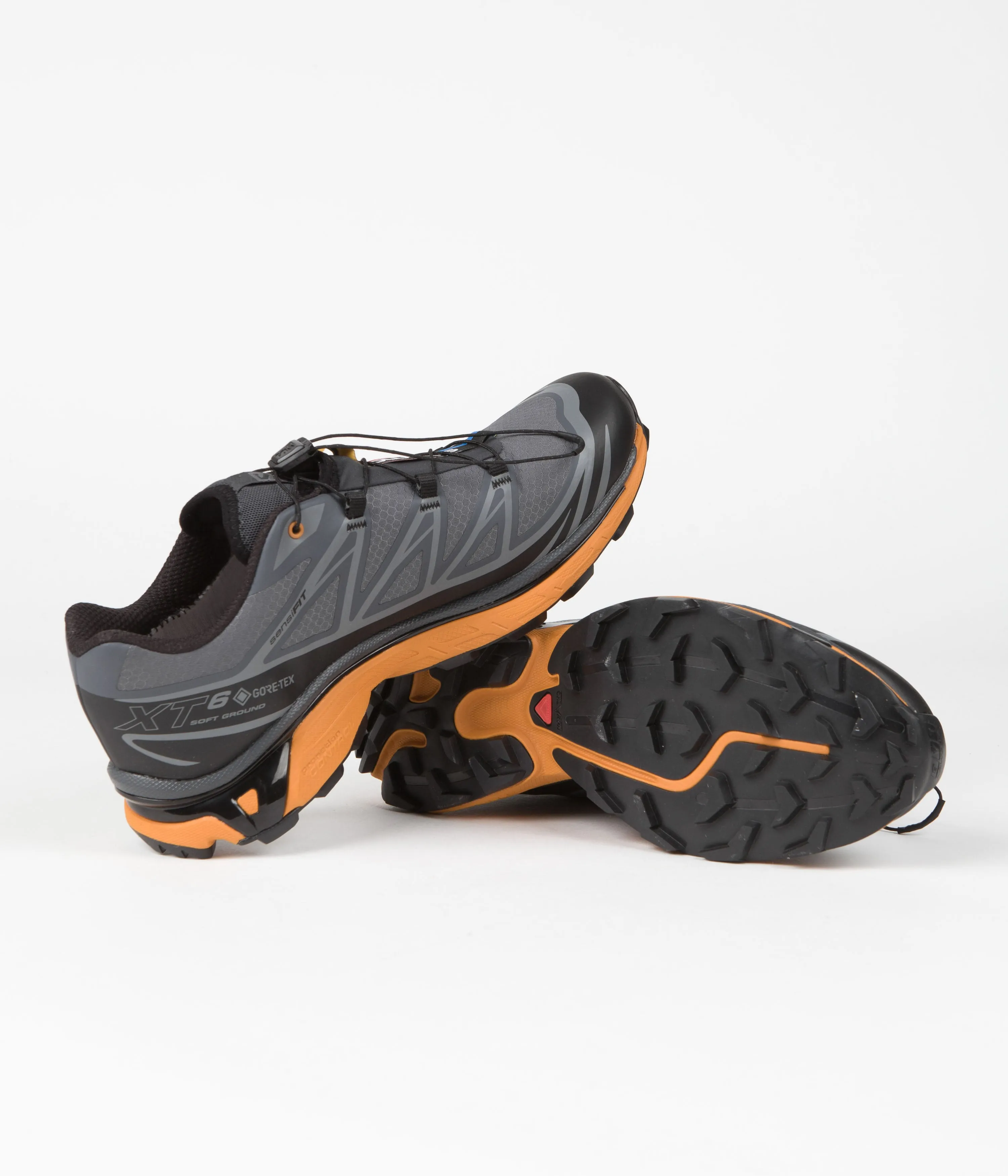 Salomon XT-6 GTX Utility Shoes - Black / Ebony / Marmalade