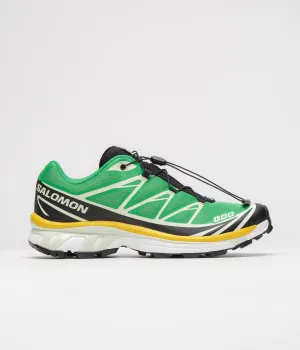 Salomon XT-6 Shoes - Bright Green / Black / Sulphur