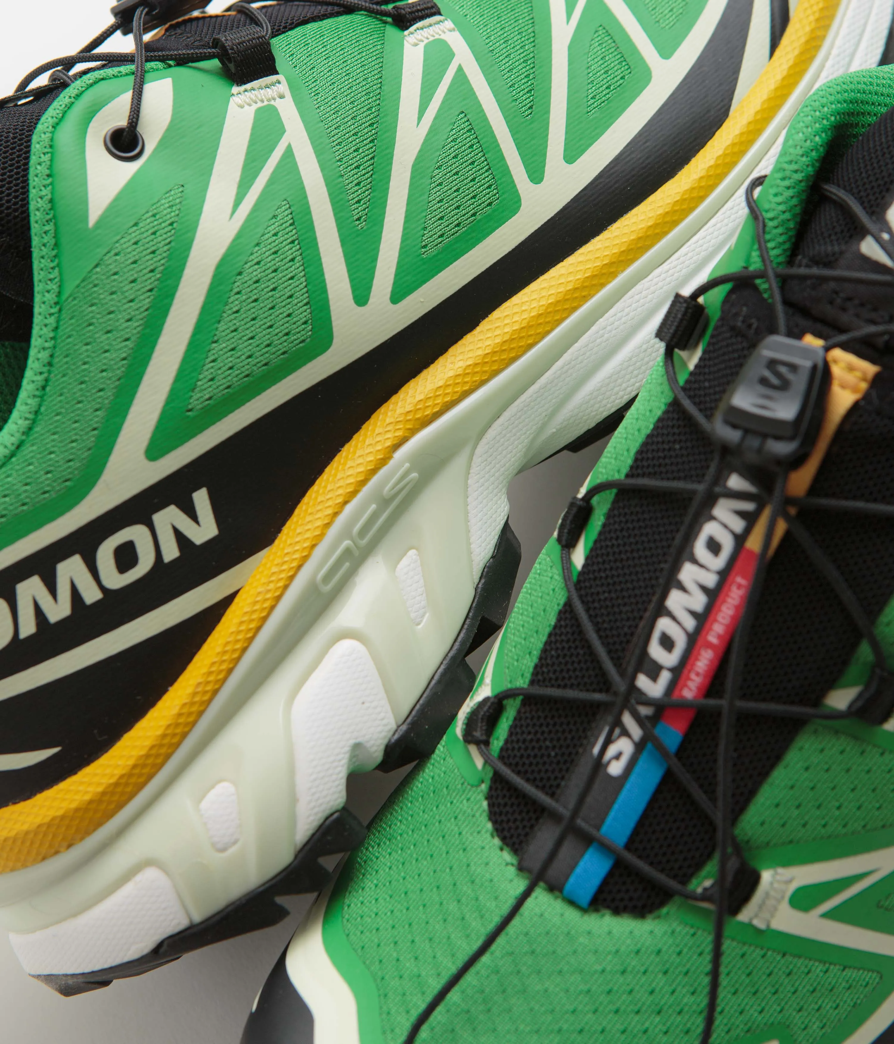 Salomon XT-6 Shoes - Bright Green / Black / Sulphur