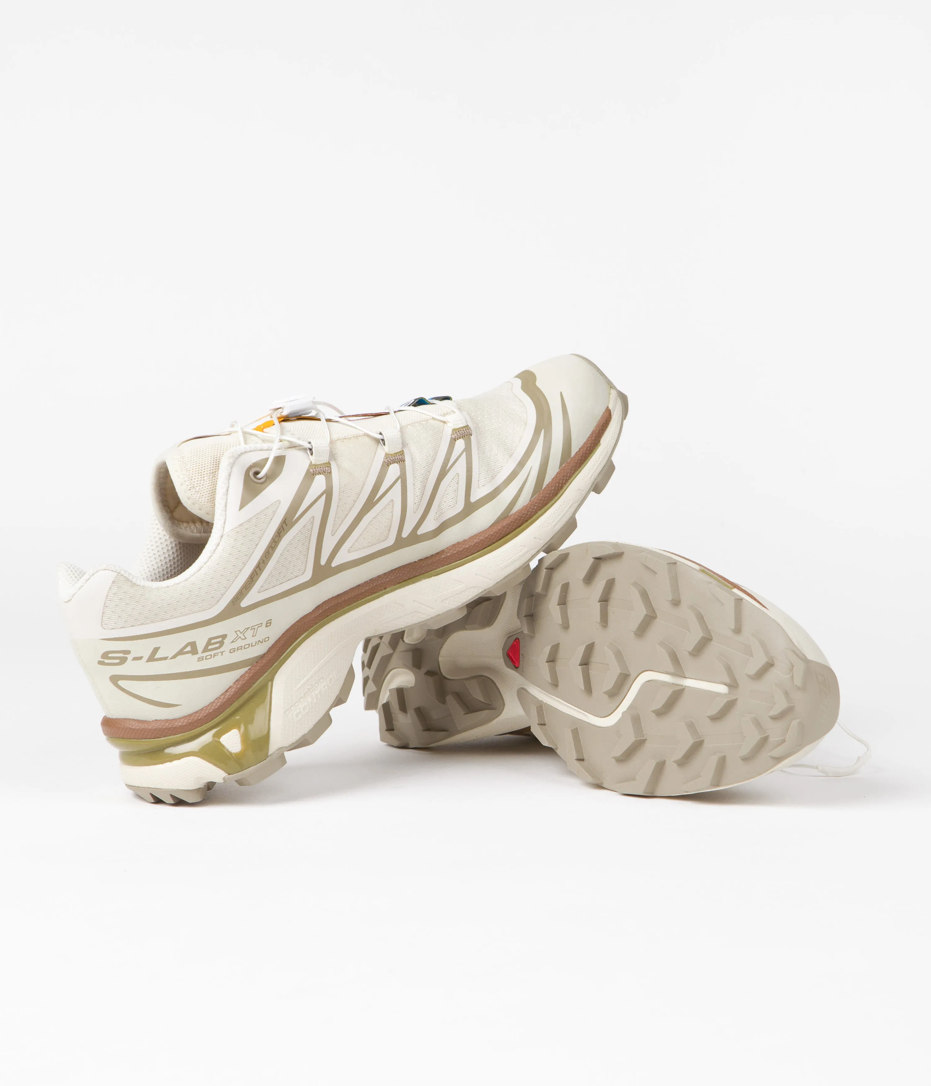 Salomon XT-6 Shoes - Turtledove / Vintage Khaki / Kelp