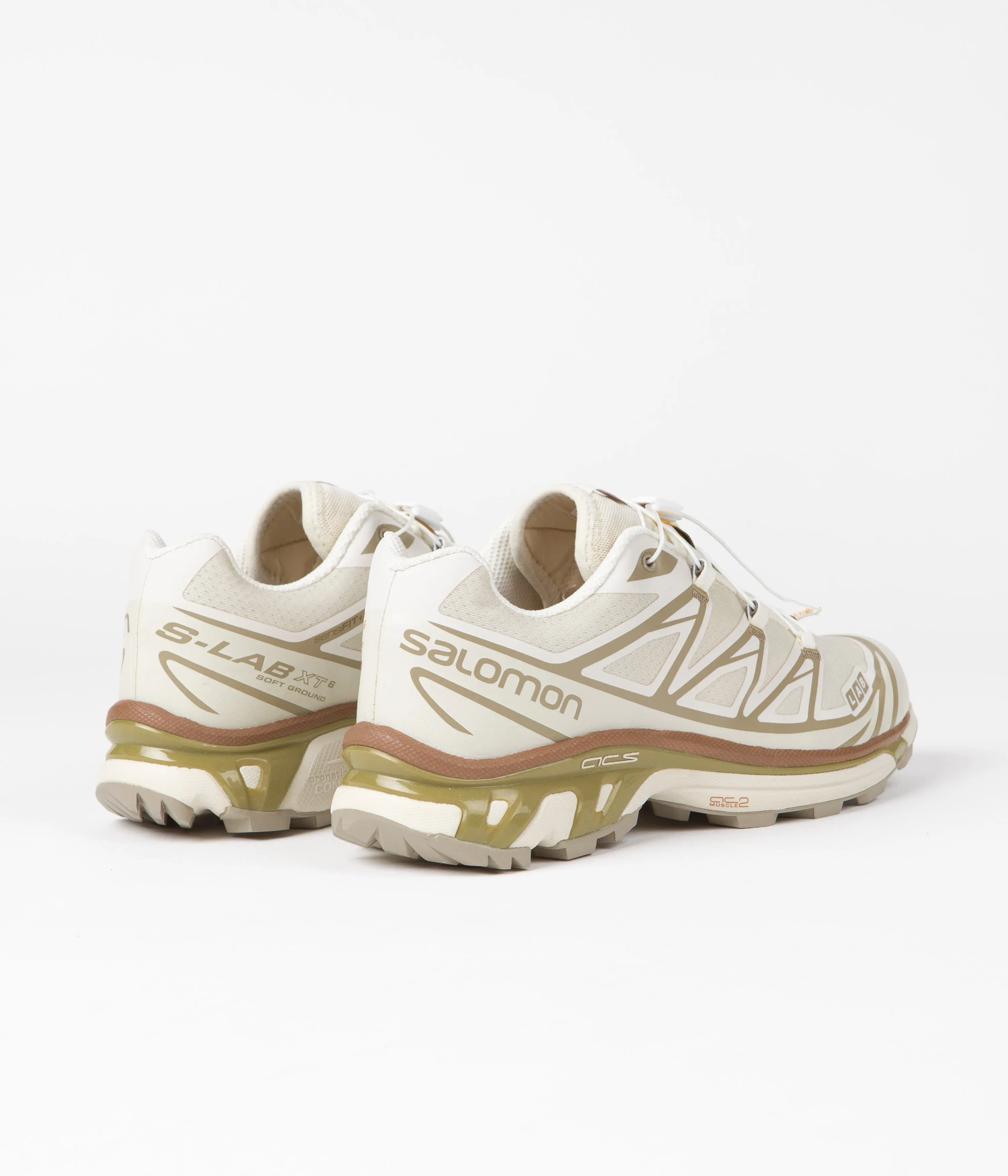 Salomon XT-6 Shoes - Turtledove / Vintage Khaki / Kelp