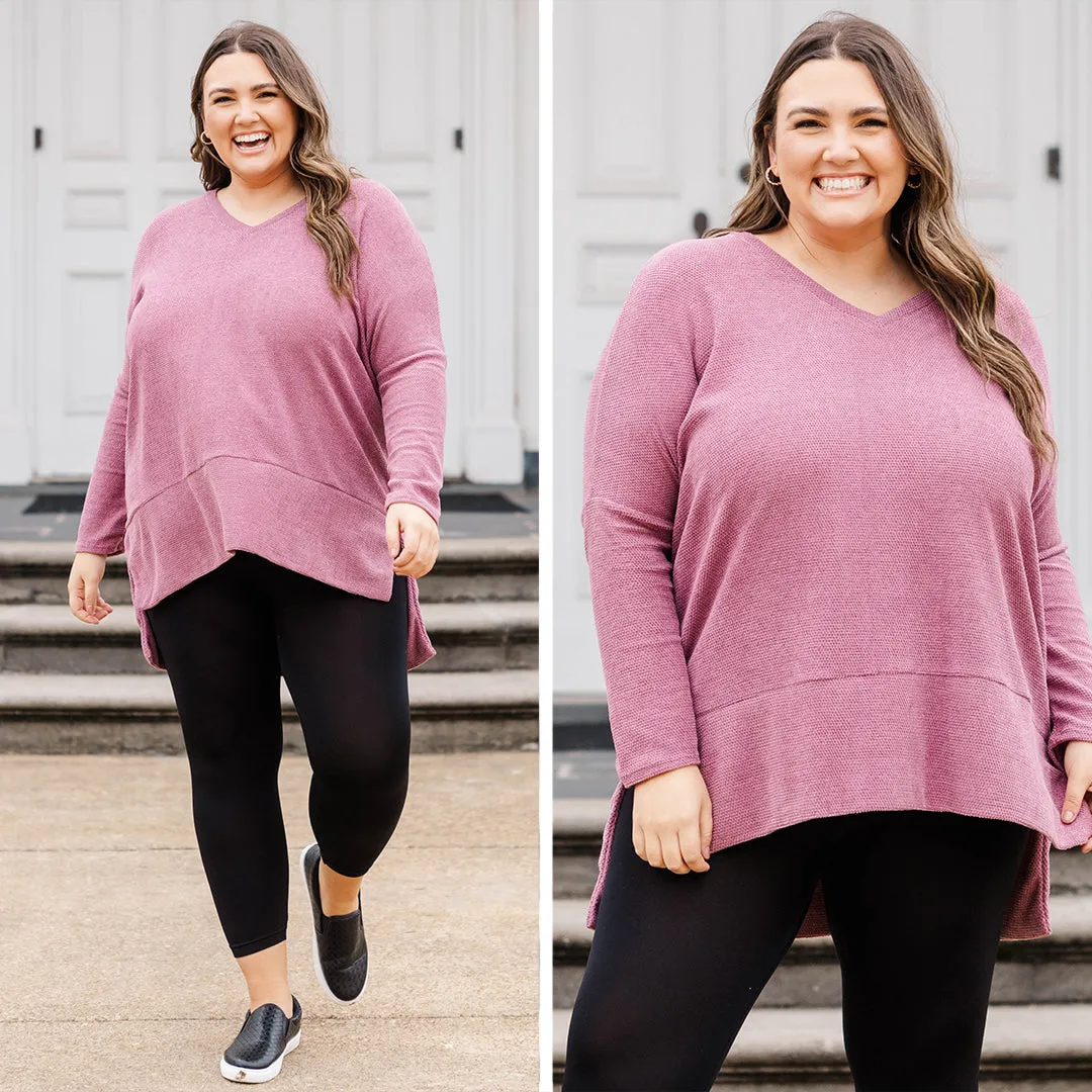 Simple Transition Top, Mauve