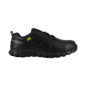 Sublite Cushion Alloy-Toe Int MetGuard Athletic Work Shoe Black