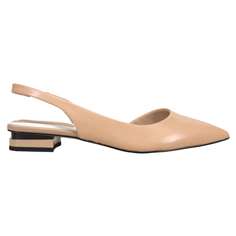 Tyra Pointed Toe Sling Back Flats