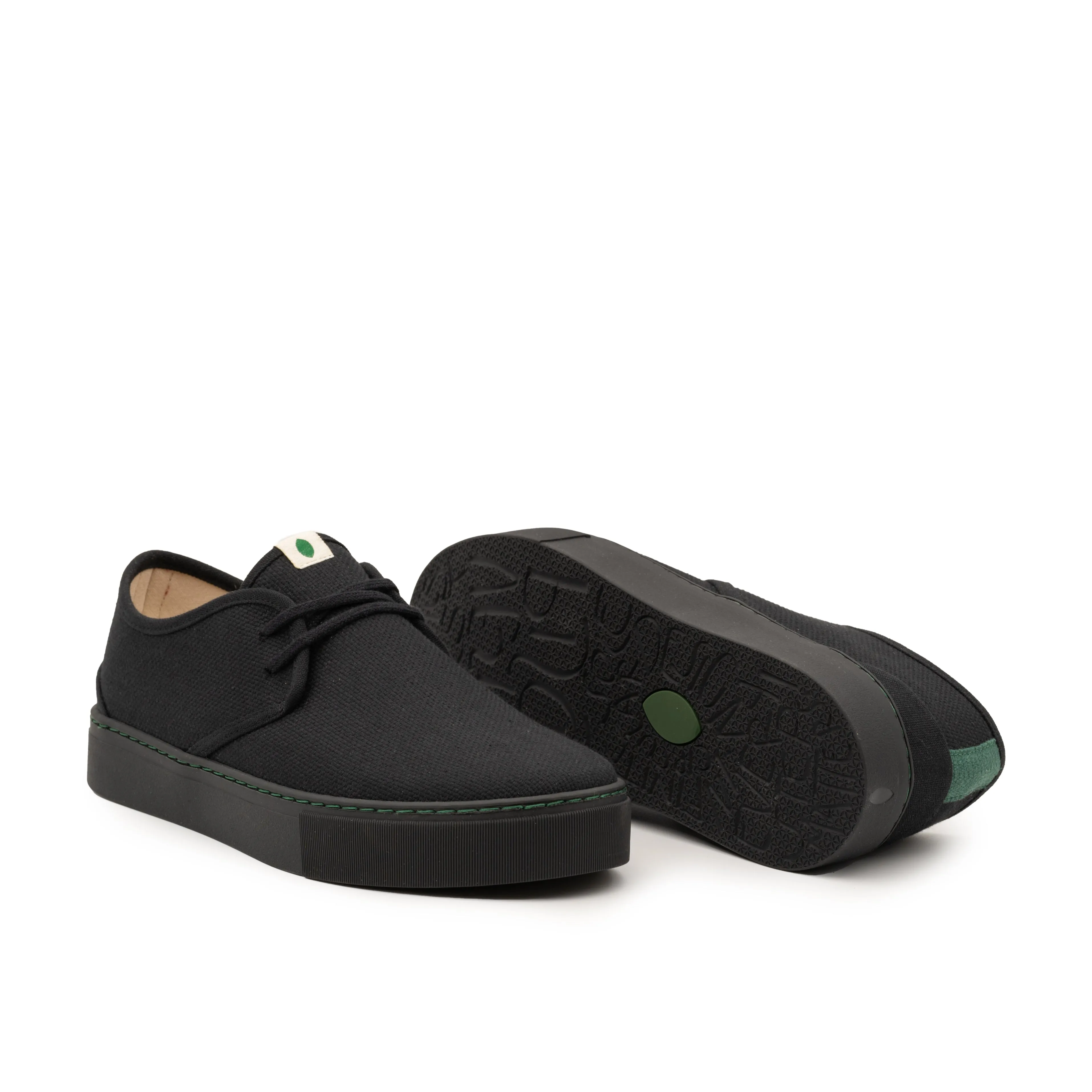 Vegan sneaker black SID026