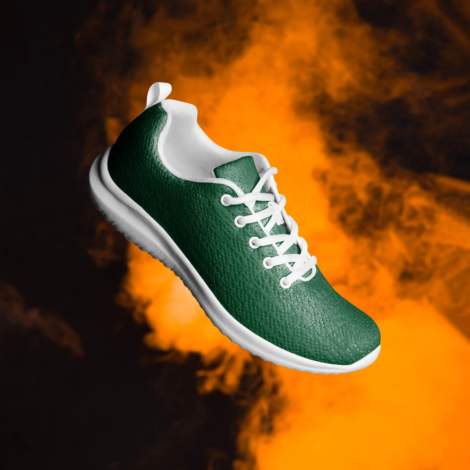 Womenâ€™s athletic shoes Green color