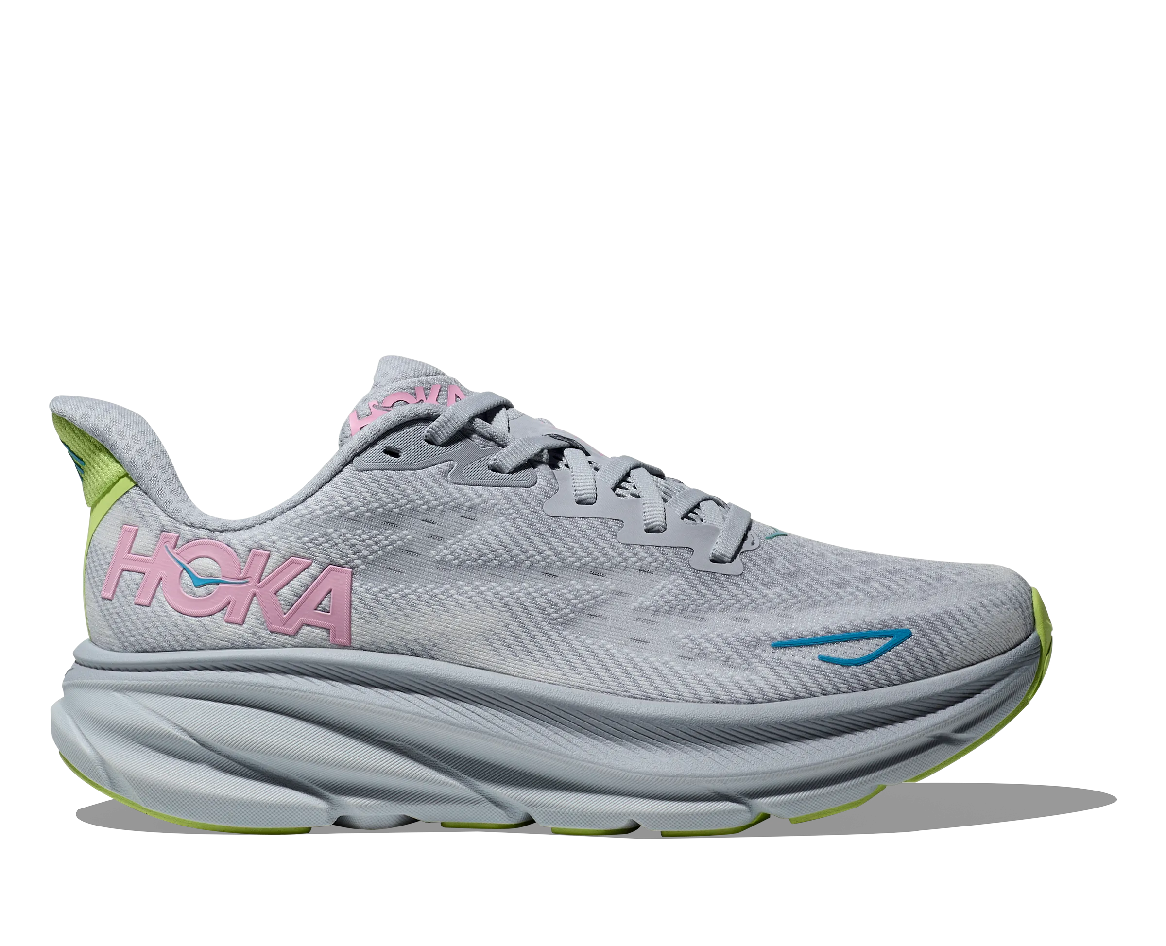 Women's Hoka Clifton 9 Color: Gull/Sea Ice