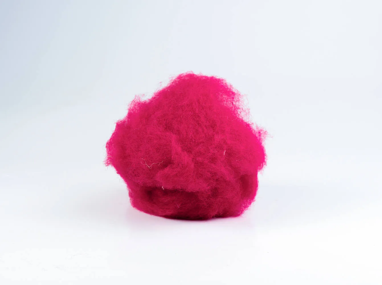 Wool for wet felting. Pink color