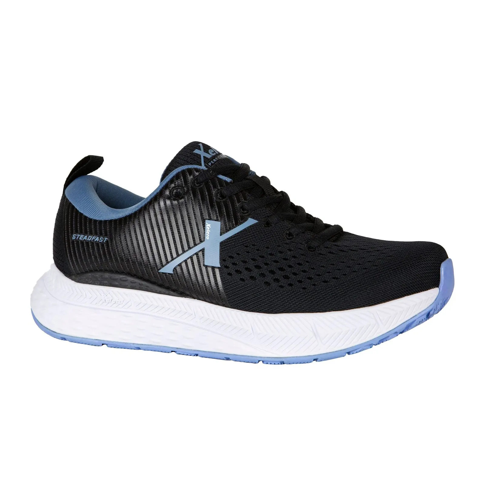 Xelero Steadfast Walking Shoe (Women) - Black/Periwinkle